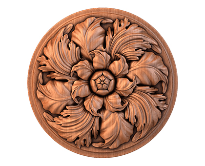 Rosette, 3d models (stl)