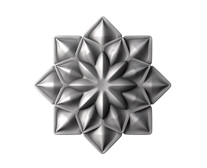 Rosette, 3d models (stl)