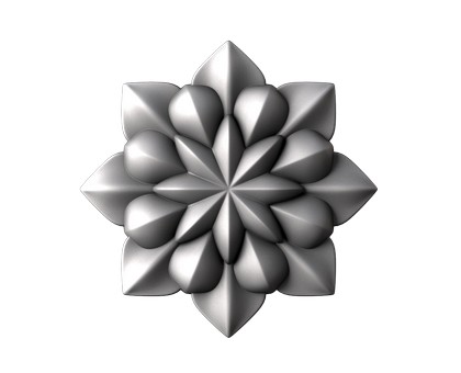 Rosette, 3d models (stl)