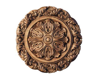 Rosette, 3d models (stl)