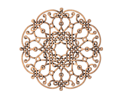 Rosette, 3d models (stl)