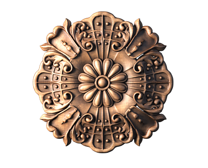 Rosette, 3d models (stl)