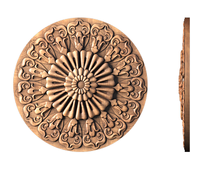 Rosettes, 3d models (stl)