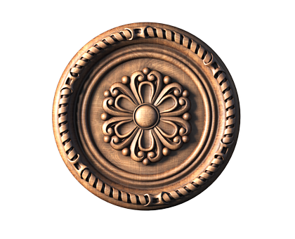 Rosettes, 3d models (stl)