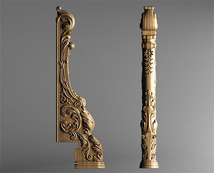 Column, 3d models (stl)