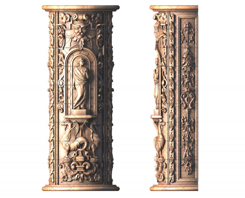 Pillar, 3d models (stl)