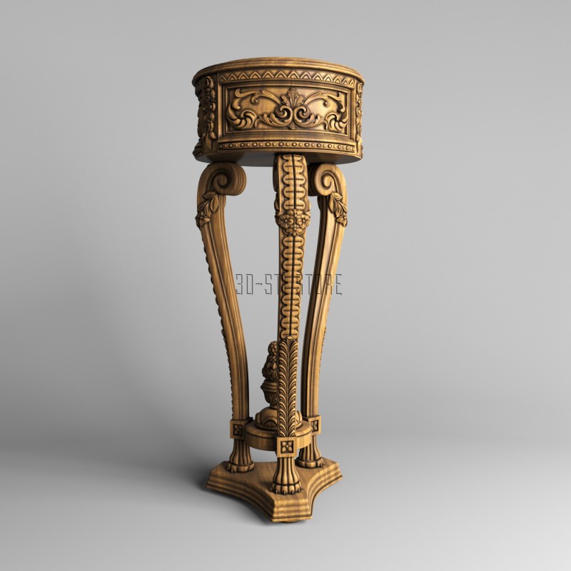 Pedestal table, 3d models (stl)