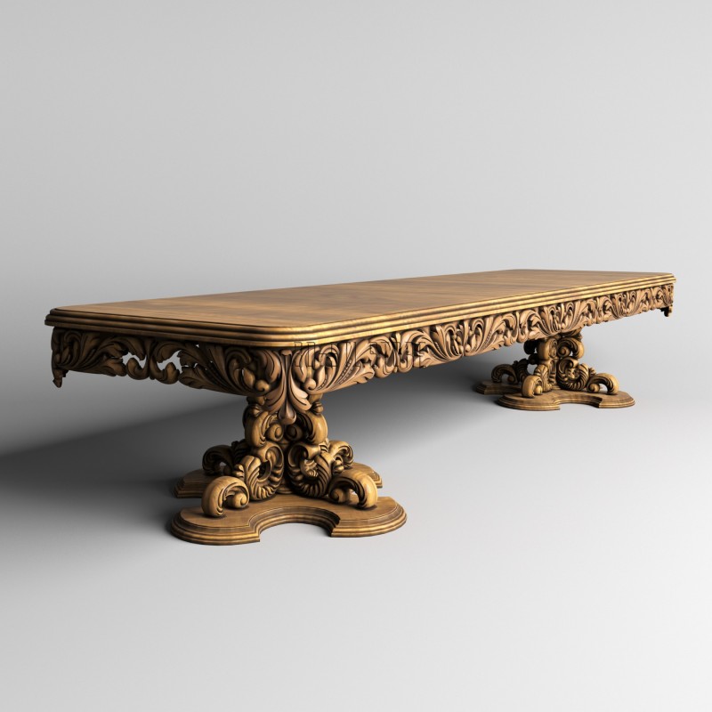 Long table, 3d models (stl)