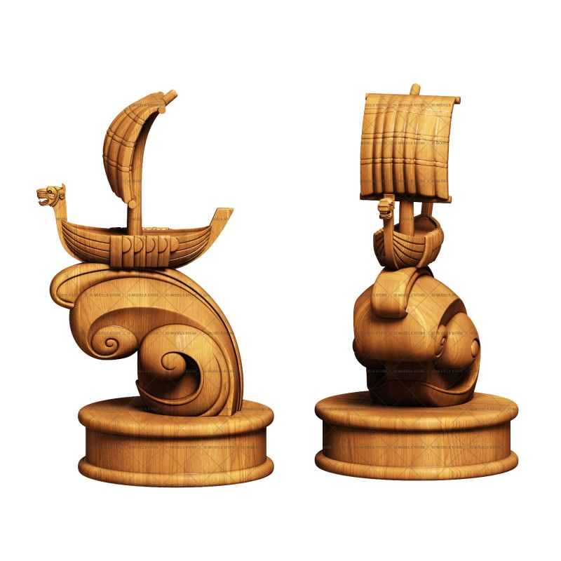 Chess pawn - 3d (stl) model, 3d models (stl)