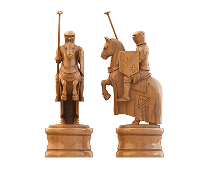 Chess knight - 3d (stl) model, 3d models (stl)