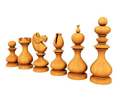 Staunton chess set, 3d models (stl)