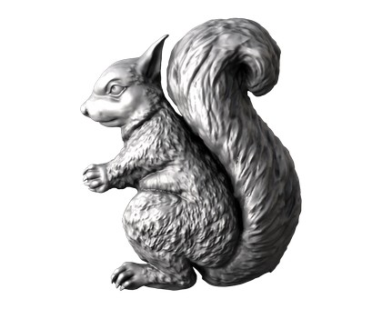 Squirrel, 3d models (stl)