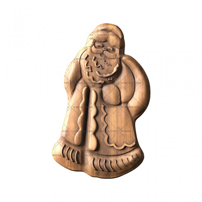 Santa Claus character, 3d models (stl)