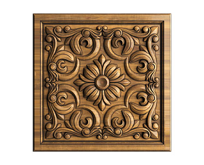 Patterned panel, 3d models (stl)