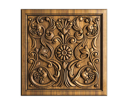 Patterned panel, 3d models (stl)