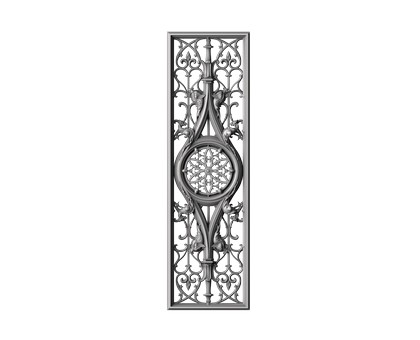 3D panel Gothic, 3d models (stl)