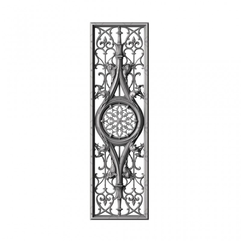 3D panel Gothic, 3d models (stl)