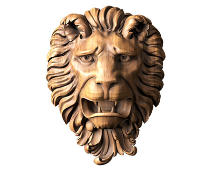 Mascarone lion, 3d models (stl)