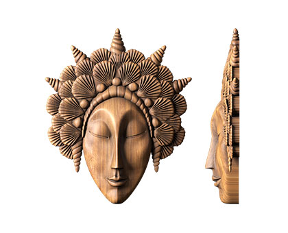 Mascaron, 3d models (stl)