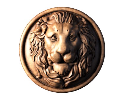 Lion mask, 3d models (stl)