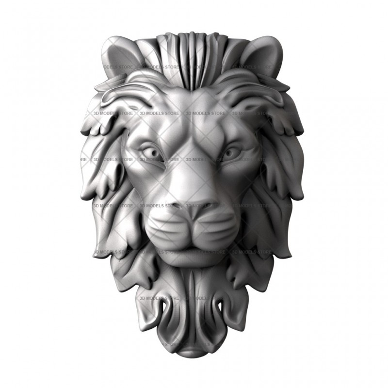 Lion mask, 3d models (stl)