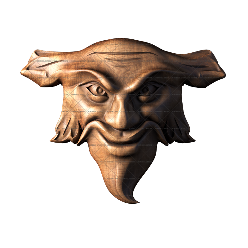 Mascaron, 3d models (stl)