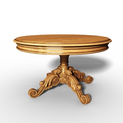 Carved table, 3d models (stl)