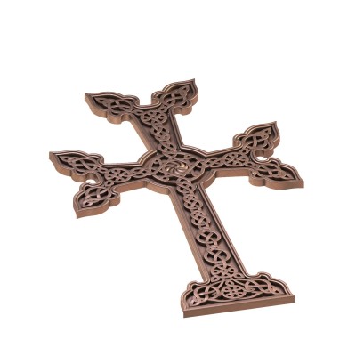 Gravestone cross, 3d models (stl)