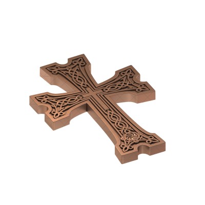 Tombstone cross, 3d models (stl)