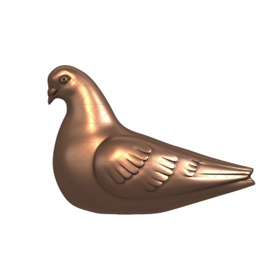 Tombstone in the form of a dove, 3d models (stl)