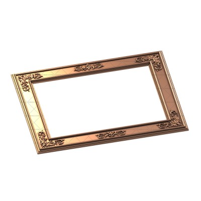 Rectangular frame, 3d models (stl)