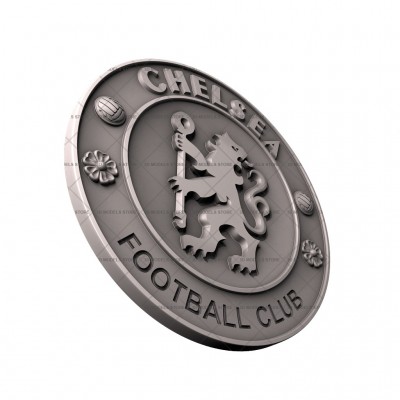 Coat of Arms of Football Club Chelsea - 3d (stl) model, 3d models (stl)