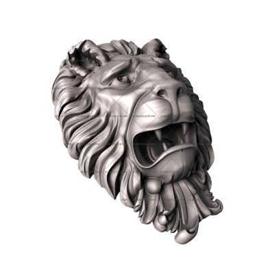 Mascarone lion, 3d models (stl)