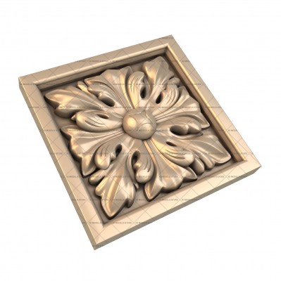 Rosette, 3d models (stl)