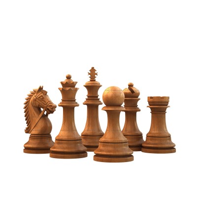 Staunton chess set - 3d (stl) models, 3d models (stl)