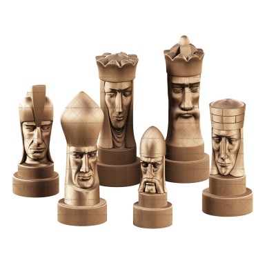 Chess, 3d models (stl)