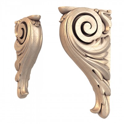 Corbel, 3d models (stl)